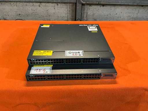 Cisco WS-C3560X-48P-L Network Switch (2x)