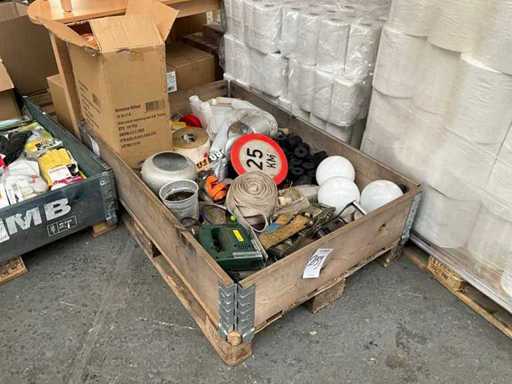 Towary z powrotem palet