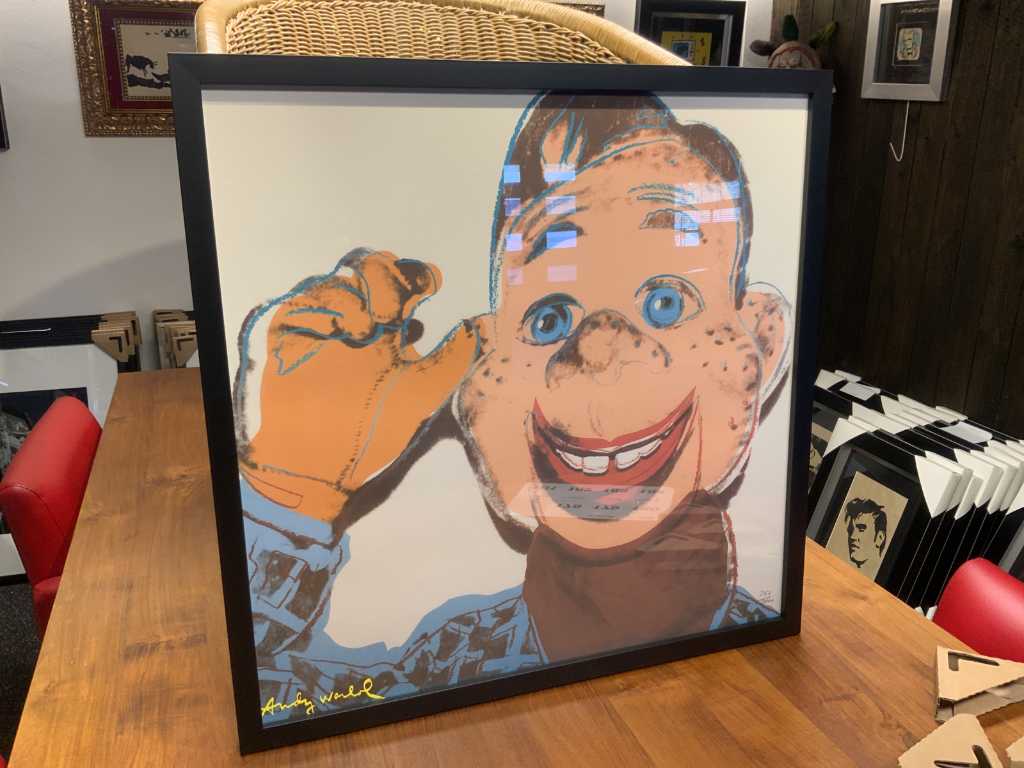 Lithographie Andy Warhol « Howdy Doody »