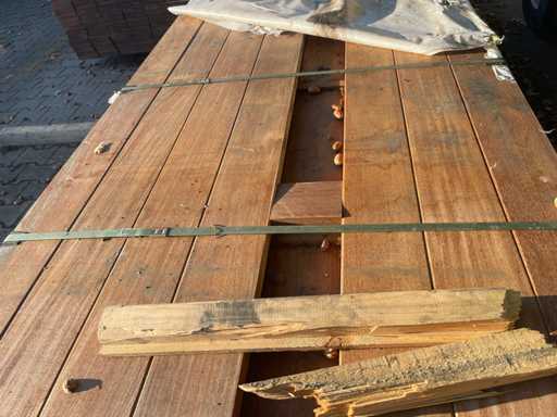 Ipé Dielen gehobelt 2750-3050x120x25mm (119x)