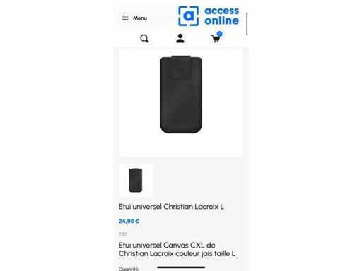 (x240) Christian Lacroix - uniwersalna etui na telefon komórkowy rozmiar L 