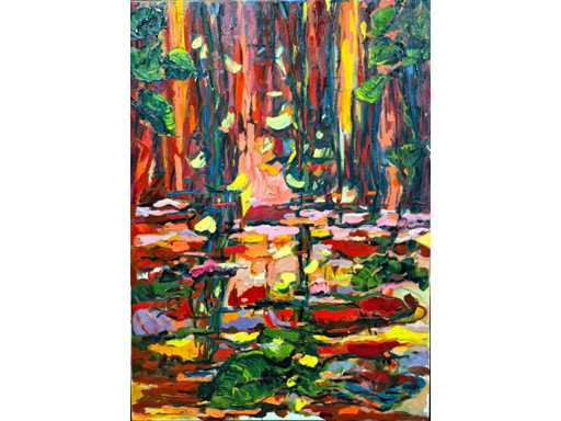 1995 Acryl op doek Hans Mutsers ‘Paysage’