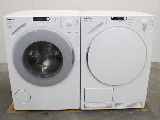 Miele W 1713 SoftCare System Wasmachine & Miele T 7748 C SoftCare System Wasdroger
