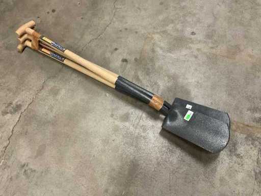 Talen Tools Spade met hals (3x)