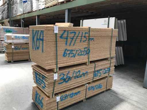 Fogli OSB 15mm 675x2050mm (47x)