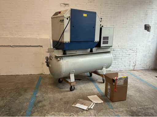 1999 Alup 302703 Schroefcompressor met luchtbuffertank en ontvochtiger