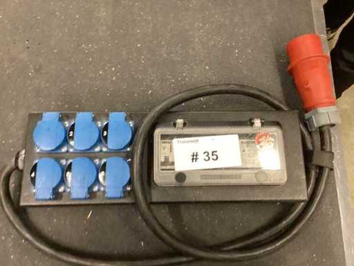 Indu-Electric GmbH - Bühnenstromverteiler 16 A CEE auf Schuko