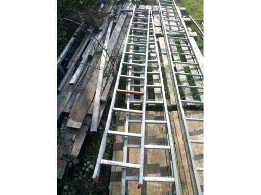 Leiter zweiteilig, 14 Sprossen pro Abschnitt