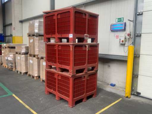 Caisse empilable Allibert avec couvercle (3x)