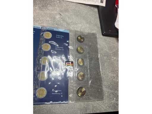 5x2€ 30 Jahre eu Flagge deutschland 2015