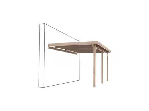 Carport - Wandbevestiging 1000x300x270 cm