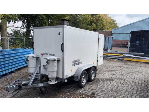 2000 Waterkracht Warmwater hogedrukreiniger Aanhangwagen