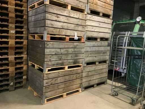 Boîtes en bois (23x)