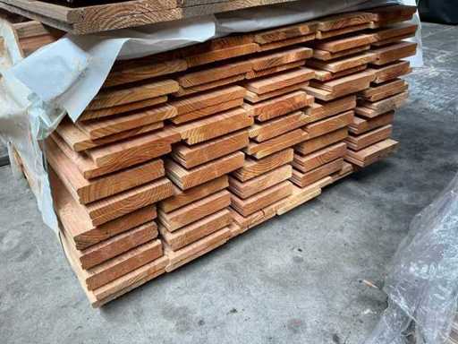 Douglas plank 3 zijde geschaafd - 300 cm (100x)