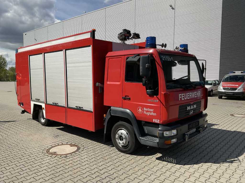 Fire engine, ambulance, van, car, Unimog, pallet truck, office telephones and Casetec transport case