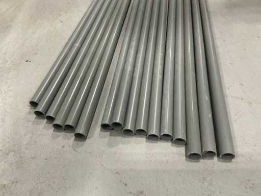 Partij pvc buizen