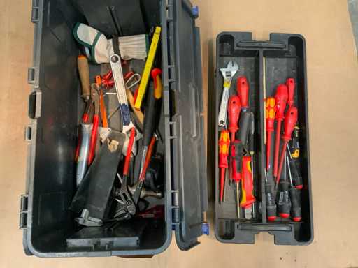 Knipex,Felo,Raaco Gereedschapskoffer met inhoud
