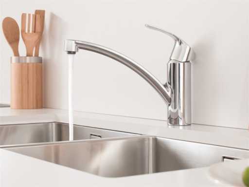 Grohe Kitchen mixer tap with low spout