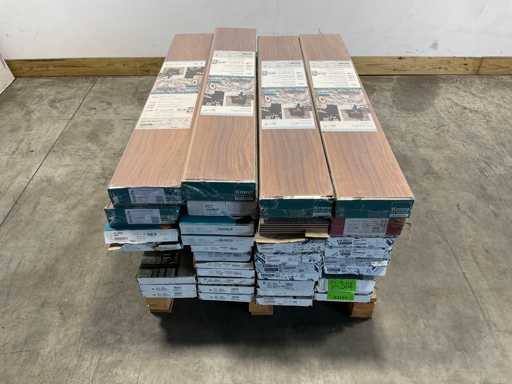 Laminaat – diverse soorten, ca. 85m²