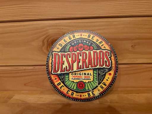 Metal advertising sign round 20cm