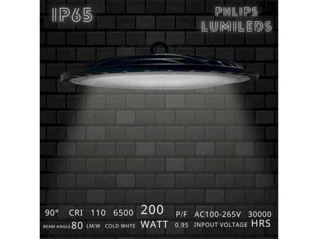 10 x Highbay SLIM 200W - Philips Lumileds - 110LM/W - koud wit 6500K