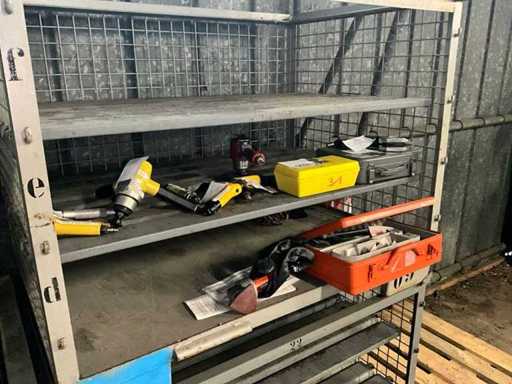 Gemengde hoeveelheid perslucht handgereedschap (10x)