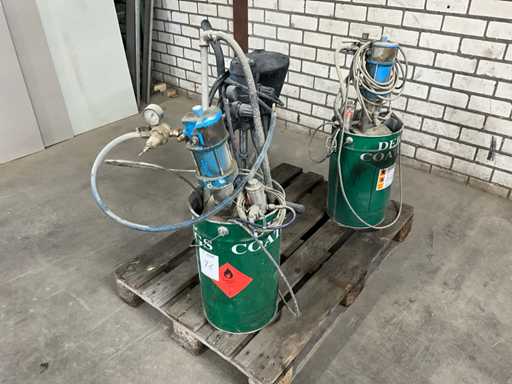 Pnuematisch Verfspuit (3x)