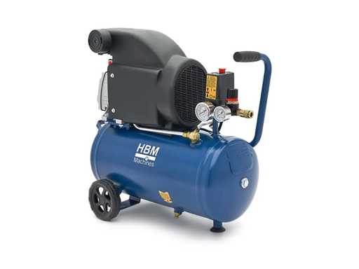 HBM ölgeschmierter Kompressor 24 Liter