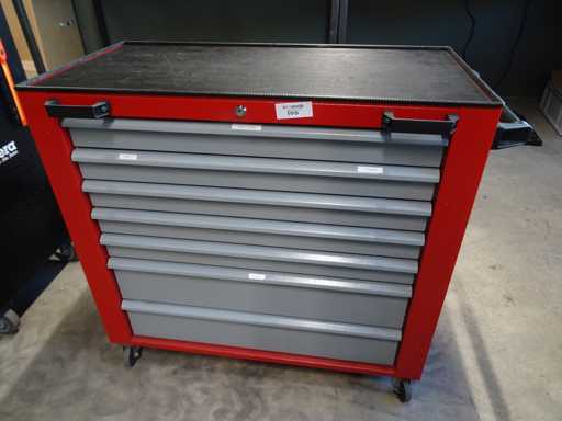 MW Tools - Mobiele werktafel met inhoud