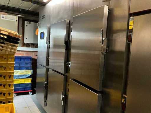 Wachtel Stamm Octopus professionele inox shockvriezer / snelkoeler (4-deurs)