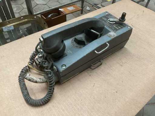 Vintage Marine Ship Telephone Set