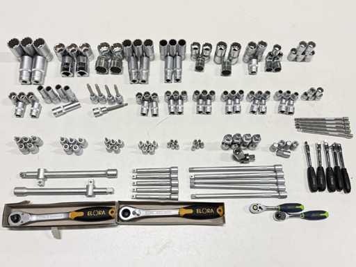   Lots of ratchets and sockets