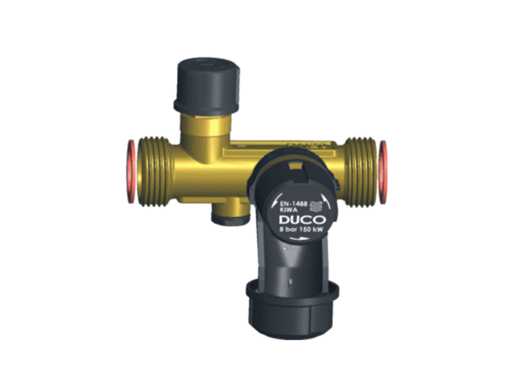 Combinație de admisie a cazanului Duco