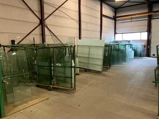 Cărucior de sticlă / cărucior de plăci cu stoc de sticlă (40x)