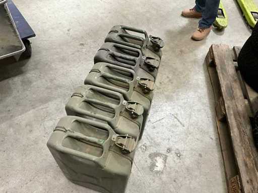 Depósito de combustible - Depósito de combustible 20 litros metálico, verde o negro