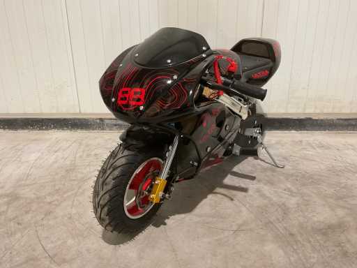 Mini moto Mini Mini Motocicletta Ultra Motocross Tasca 2025 rosso