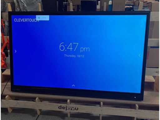 2020 Clevertouch Impact Plus cu ecran tactil interactiv 65"