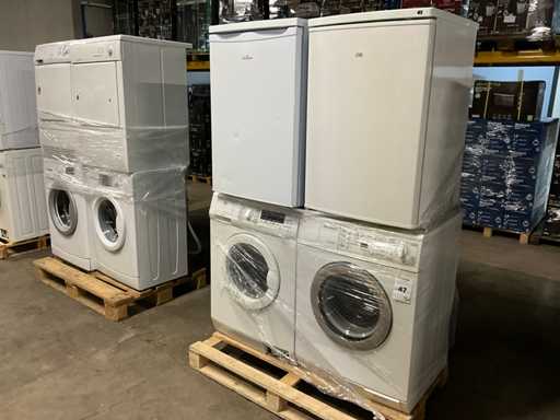 Diverse witgoed (8x)