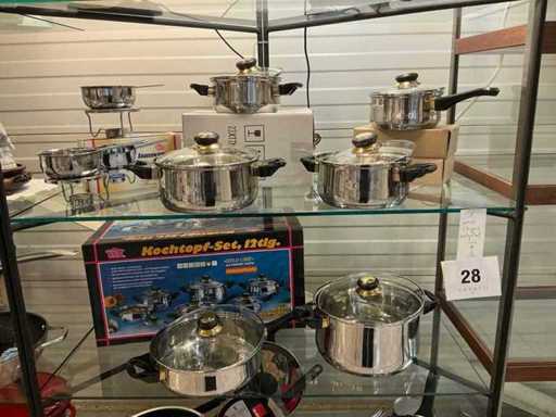 Ensemble de casseroles GSW Goldline 12 pièces