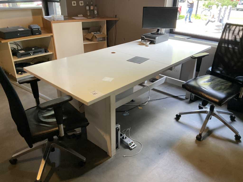 Desk with office chair