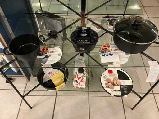 8 Piece Cooking Pot Set