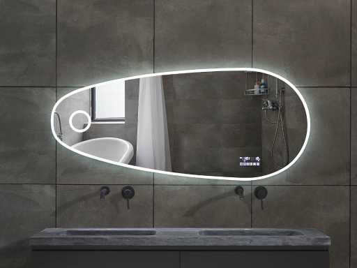Mawialux design miroir led 120x70cm