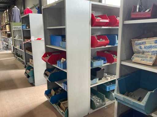 Metalen kasten met inhoud (4x)