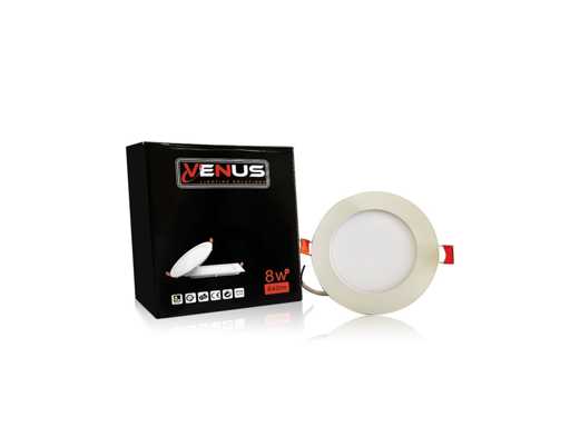 LED-paneel – Rond Inbouw – 8W – 6500K – Koud wit (x100)