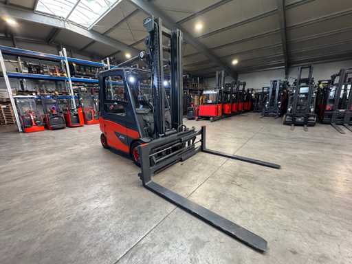 2015 Service + UVV 12/2026 Linde E50HL 5.000kg 3,+4. Ventiel 197cm Vorkversteller Elektrische Vorkheftruck