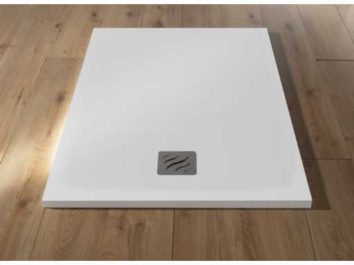 Piatto Doccia Liscio Solid-Surface Duschschale 120 x 100 cm