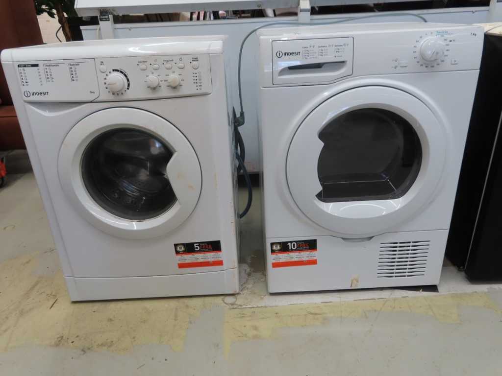 Indesit - Machine à laver et sèche-linge