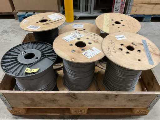 Viel Installation und Signalleitung, 6 Spulen