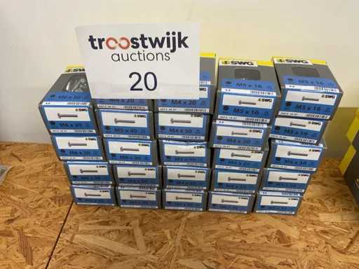 24 dozen houtdraadbouten