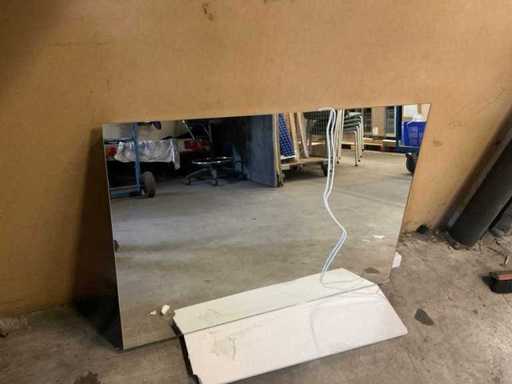Miroir de salle de bain avec éclairage 100x70 cm